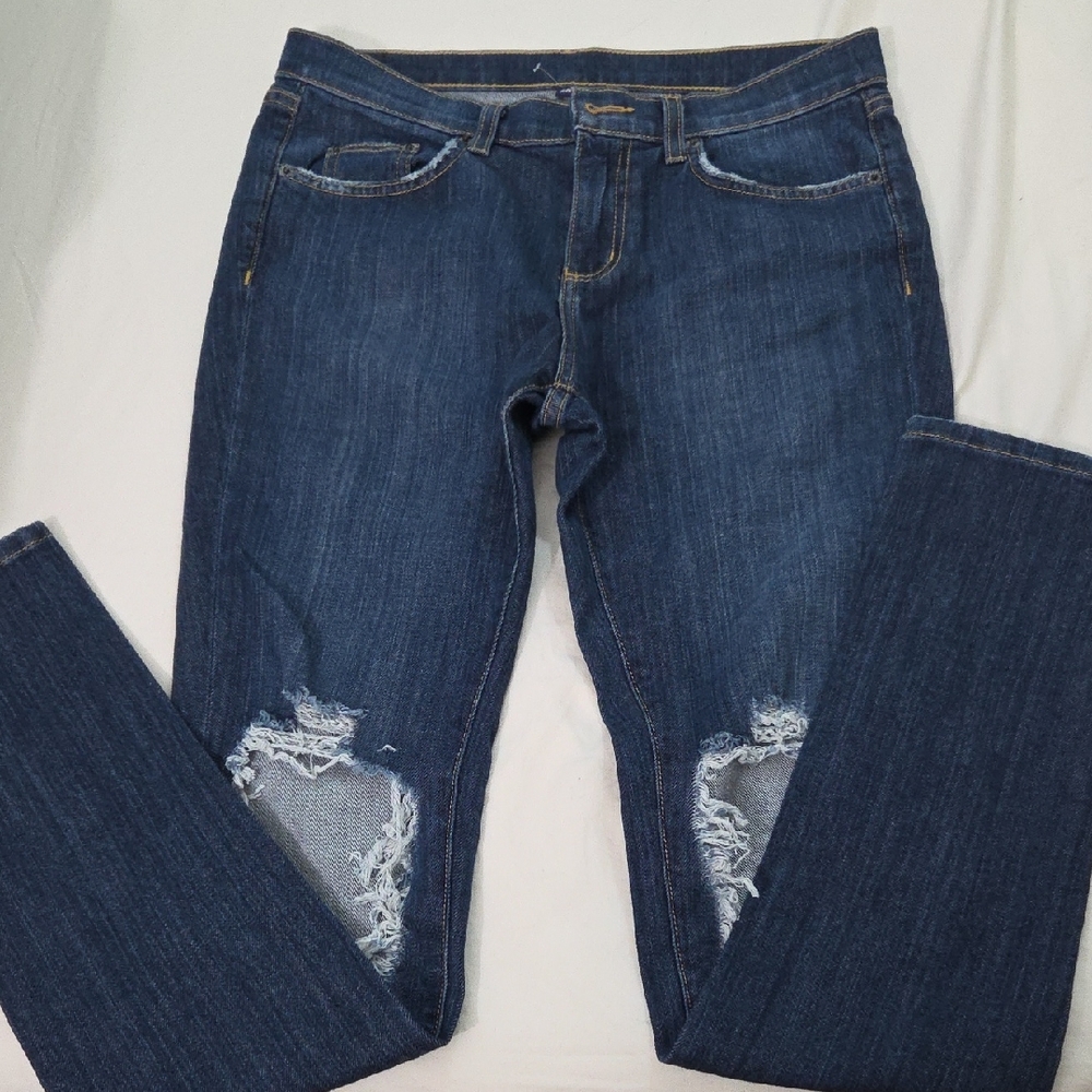 CARMAR, Blue Distressed Women's Jeans